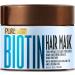 Biotin Hair Mask - Hydrating Treatment for Dry and Damaged Hair - Deep Conditioner Growth Treatment with Keratin, Collagen and Moroccan Argan Oil - Intense Moisture for Split Ends
