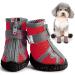 Zweitea Dog Shoes for Small Dogs - Breathable Slip-Resistant Paw Protection Boots for Chihuahuas | Durable Red 4# (1.69x1.89) - Buy Online on GoSupps.com