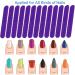 100 Pcs Mini Nail Files - Double Sided Emery Board for Natural Nails - Disposable Colorful Manicure Tool Set for Home & Salon Use - Travel Size, Purple - Buy Online on GoSupps.com