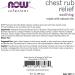 Now Solutions Chest Rub Relief - Soothing & Warming Natural Oils with Menthol Aroma - 2-Ounce - Buy Online on GoSupps.com