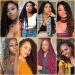 Ombre Gold Pre-Looped Passion Twists Braiding Hair 12 Inch - Short Crochet Pre-Twisted Synthetic Hair Extensions for Women (T27#) - 8 Packs - Buy Online on GoSupps.com