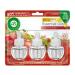 Airwick Plug In Scented Oil Apple Cinnamon Medley 3 Refills Apple Cinnamon Medley 60 ml (Pack of 1) Scented Oil