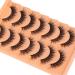 Natural Mink False Lashes - Wispy Cat Eye - Volume Strip Lashes Multipack (7 Pairs) by Eefofnn - International Shipping Available - Buy Online on GoSupps.com