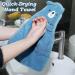Tatuo 4 Pack Children s Hand Towels - Sweet Animal Microfiber Washcloths Fast-Drying & Absorbent with Loops for Kitchen & Bathroom - Buy Online on GoSupps.com