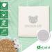 Harbalind Organic Warming Cushion for Baby & Children - Herbal Grain Pillow (Bear) | 100% Cotton 19x19 cm - Perfect Gift for Newborns - Buy Online on GoSupps.com