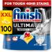 Finish Ultimate Infinity Shine Dishwasher Tablets bulk Lemon 100 Dishwasher Tabs Ultimate Clean and Shine