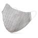 Dance pattern makeshift mask washable 100% cotton for children and adults - nose bracket and filter bag - mouth and nose protection 2 -layer - Oeko -Tex Standard 100 Hahnenstreug Gray L (1 Pack)