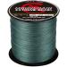 Mounchain Braided Fishing Line, 4 or 8 Strands Abrasion Resistant Braided Lines Super Strong 100% PE Sensitive Fishing Line 300M / 500M / 1000M 8 Strands- 30LB - 328Yds Dark Green