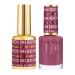 DND DC Gel Polish Set Red Collection UV/LED Gel Polish and Air Dry Nail Lacquer Matching Chip-Free Polish Duo 041 Light Mahogany 0.5 Fl Oz