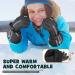 MCTi Kids Waterproof Winter Snow Ski Gloves - Black - Small (Ages 9-12) - Buy Online on GoSupps.com
