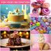 Edible Glitter 8 x 4g LUCPICT Food Colouring Powder Edible Lustre Dust Edible Glitter for Drinks Cake Decorations Cocktail Wine Beer Baking Strawberries Cupcakes Cookies Candy Fondant 8 Colours - Buy Online on GoSupps.com