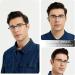 EYEURL 4-Pack Half Reading Glasses for Women | Rectangle Blue Light Glasses | Spring Hinge Readers for Men | 2.75 x Magnification - Buy Online on GoSupps.com