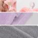 Kinhwa Bamboo Microfiber Turban Towel Set - Quick-Drying Hair Towel for All Hair Types | 3 Pieces Gray Pink Purple | Super Absorbent 25x65cm - Buy Online on GoSupps.com