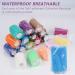 18 Pack Rainbow Cohesive Wrap Bandages 3 x 5 yds - Self Adherent Tape for Sports Injuries - Vet Wrap for Wrist, Ankle - Elastic & Adhesive - Buy Online on GoSupps.com
