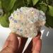 Crystal Rough Specimen Healed White electroplated Quartz Crystal Cluster Specimen Stone Reiki Decoration As a Gift (Size : 160-180g)
