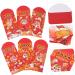 TEHAUX 24pcs 2023 Year of The Rabbit Red Packets Spring Festival Gift Bag 2023 Chinese Red Envelope Party New Wedding Decorations for Ceremony Traditional Red Pocket Coin Paper Unique 4X Assorted Color 4 17X9CM - Buy Online on GoSupps.com