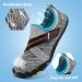 Kids Water Shoes - Lightweight Slip-On Aqua Sock for Boys & Girls - Comfort Sole for Easy Walking - Grey/Blue - Size 2 Big Kid - Buy Online on GoSupps.com