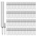 Double-headed nails seamless nail with double-headed skirting thread nail for skirting boards without traces invisible safety screws with double head nails (100 pieces) 100 Pieces.