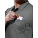 Gopune Men's Short Sleeve Polo Shirt | Quick Dry Outdoor Golf Shirt with Pocket - Deep Grey (Size Large) - Buy Online on GoSupps.com