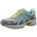 ASICS Women's Gel-Venture 5 Running Shoes 9 Wide Silver Grey/Turquoise/Lime Punch