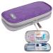 YOUSHARES Insulin Cooler Bag - Medication Cooler Box Diabetic Bag for Diabetic Supplies Keep Supplies Safe and Cold Diabetes Pen Case Small for Travel Airplane (Purple) 03-purple