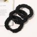 Satin Silk Hair Ties - Black Small Scrunchies for Women - No Slip Ponytail Holder for Thick Curly Hair - Cute Hair Accessories for Girls - Buy Online on GoSupps.com