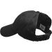 CurlCap Natural Hair Backless Satin Lined Baseball Hat - Black - Buy Online on GoSupps.com