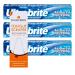CoIgate Ultra Brite Advanced Whitening Toothpaste Toothpaste Whitening 6.0 oz (Pack of 3) + MB Tongue Scraper with Travel Case