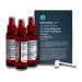 Nio Minoxidil 5% - 3x60ml hair care solution 50mg minoxidil/1ml counteracts hair loss for men with hereditary hair loss promotes hair growth 2x daily spray head & pipette
