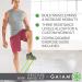 Gaiam Restore Mini Band Kit - Set of 3 Light, Medium, Heavy Lower Body Loop Resistance Bands for Legs and Booty Exercises - 12 x 2 Bands - Buy Online on GoSupps.com