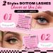 Self Adhesive Eyelashes Kit | 48pcs Lash Clusters + 48pcs Bottom Lashes | Reusable No Glue Natural Look | Easy to Use | Begonia D-10-18mix - Buy Online on GoSupps.com