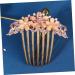 Gogogmee Opal Comb Styling Hair Clips Wedding Hair Accessories for Brides Floral Hair Clips Wedding Hair Clip Tooth Comb Hair Comb for Women Combs for Women Hair Styling Purple Alloy - Buy Online on GoSupps.com