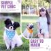 20-Piece Adjustable & Washable Dog Bandanas | Polka Dot Triangle Scarf for Small to Medium Pets - Buy Online on GoSupps.com