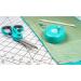 SINGER 00561 ProSeries 8-1/2-Inch Heavy Duty Bent Sewing Scissors - Teal - Buy Online on GoSupps.com