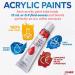J MARK Mini Canvas Acrylic Painting Kit with Wood Easel - Complete Set with Canvases, Paint, Brushes & More - Buy Online on GoSupps.com