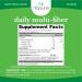 nbpure Daily Fiber Powder Blend for Digestive Health, Cholesterol Support, Healthy Weight Management - with Prebiotic, Insoluble, Soluble Fiber + 4 Probiotic Strains, Savory Mocha, Gusset, 45 Servings Savory Mocha 9.52 Ounc  - Buy Online on GoSupps.com