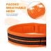 PETTOM Adjustable Nylon Dog Collar Breathable Reflective Design for Comfort & Safety | Size M (Orange) - Ideal for International Shipping - Buy Online on GoSupps.com