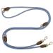 Leite Green Adjustable Dog Leash 3m - Durable Nylon for Medium to Large Dogs | 200kg Traction | 2 Carabiners | Blue Shaded Teal - Buy Online on GoSupps.com