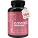 Buy Balumed Omega 3 Capsules for Dogs - 150 x 1000 mg - High-Dose Brain Support Healthy Skin & Active Heart - Anti-Aging Formula with 30% DHA & EPA - Buy Online on GoSupps.com
