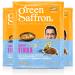 Green Saffron Indian Tikka Curry Powder - Medium - Indian Mixed Spice for Cooking The Perfect Homemade Tikka Masala Curry Dish - 100% Natural Spices - Gluten Free - 3x25g Sachets