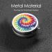 Premium Tie Dye Rainbow Round Pill Box | 3-Compartment Mini Travel Organizer for Vitamins & Medications - Buy Online on GoSupps.com