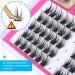 12mm C Curl Mink Individual Lashes - 60 Cluster Eyelash Extensions for Natural, Wispy Look | EYDEVRO - Buy Online on GoSupps.com