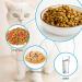 Cottagecore Ceramic Cat Bowls - 5.19 Matte White Pet Dishes (3 Pack) for Food and Water - Buy Online on GoSupps.com
