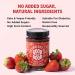 GOOD GOOD Sweet Strawberry Jam - Keto Friendly - Low Calorie and No Added Sugars - Vegan - Gluten Free - Preserves - 330g x 4 - Buy Online on GoSupps.com