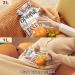 NAANLE Festive Thanksgiving Pumpkin Hot Water Bottle - 1L for Bed & Hand/Foot Warmth Relief | MITEVED Transparent Design - Buy Online on GoSupps.com