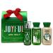 Bath and Body Work VANILLA BEAN NOEL Joyful And Jolly Festive Trio Gift Box Set - Travel Size