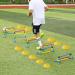 ASENVER 6 Pack Multicolor Agility Hurdles - 4 Height Adjustable Speed Training Equipment - Buy Online on GoSupps.com