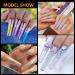 LIONVISON 3XL Clear Full Cover Nail Tips - 240PCS Extra Long Tapered Square - Professional Acrylic Gel Tips for Salons & DIY - Buy Online on GoSupps.com