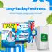 Max Fresh Whitening Toothpaste with Mini Breath Strips - Cool Mint 3 Large Tubes (21.9 oz) + Bonus Gift Set: Toothpaste Squeezer & No-Mess Caps - International Shipping Available - Buy Online on GoSupps.com