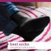 Men's Diabetic Cotton Crew Socks - Non-Binding Top, Cushion Bottom - Black, 6 Pairs (Size 10-13) - Buy Online on GoSupps.com